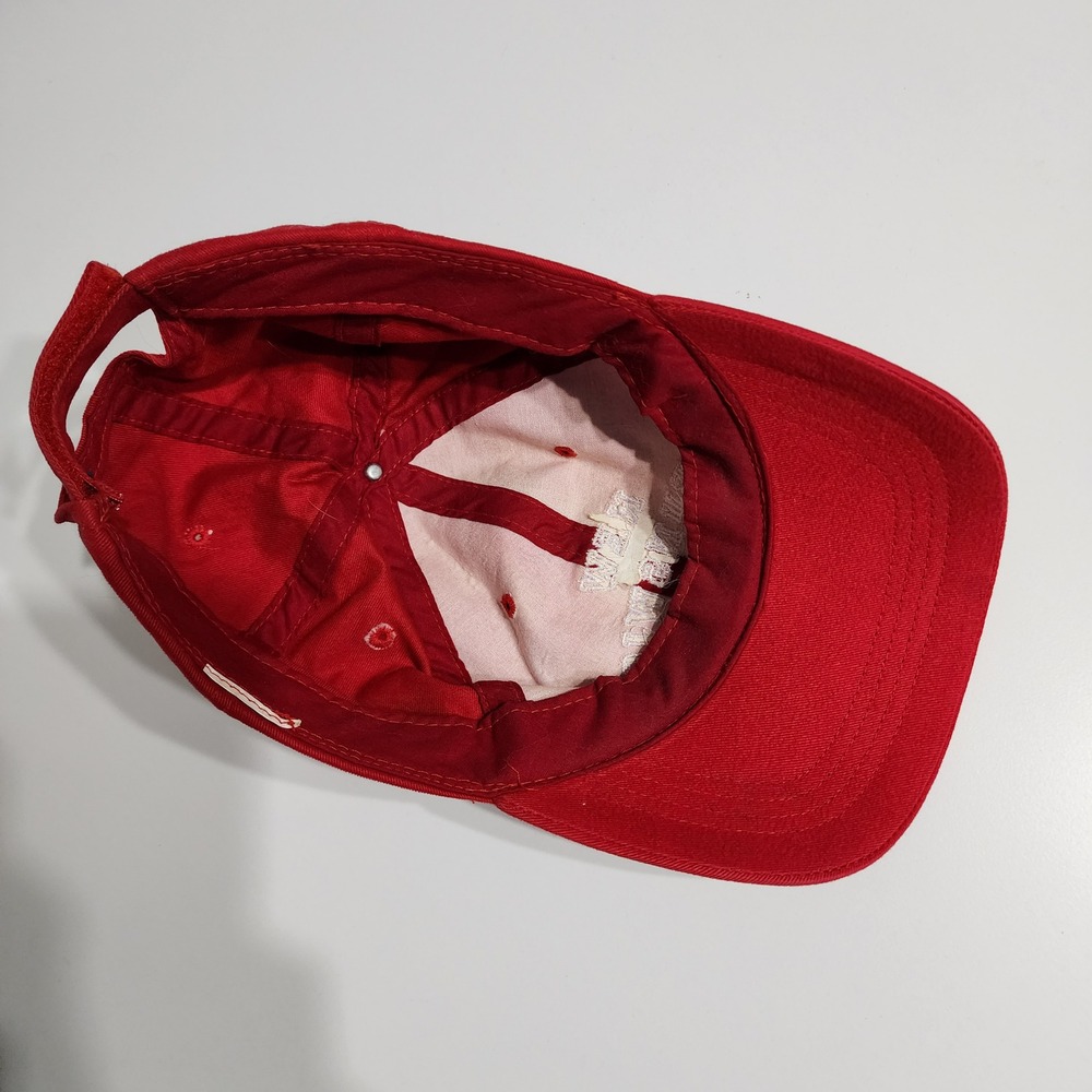 New Brunswick Baseball Hat Red Embroidered Maple Leaf Canada Travel Cap Snapback - Picture 8 of 10